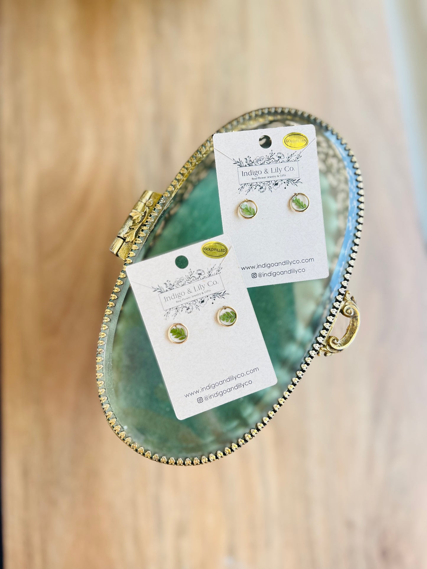 Fern Stud Earrings