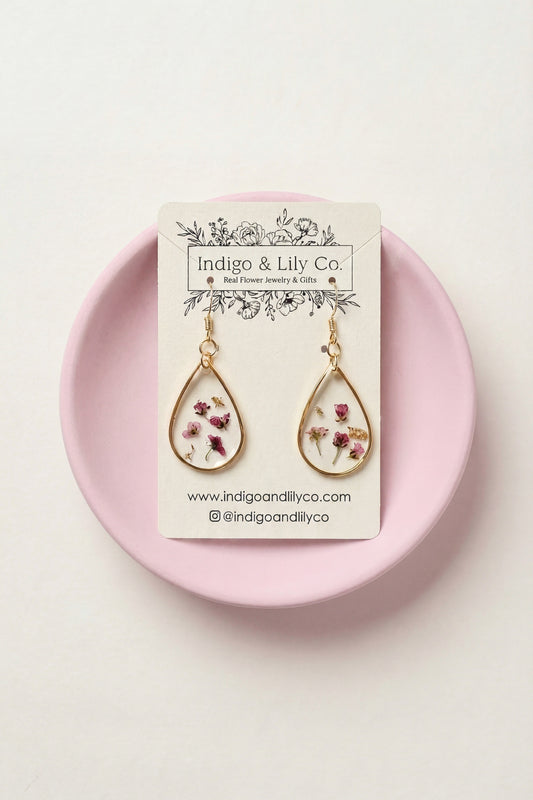 Alyssum Teardrop Earrings