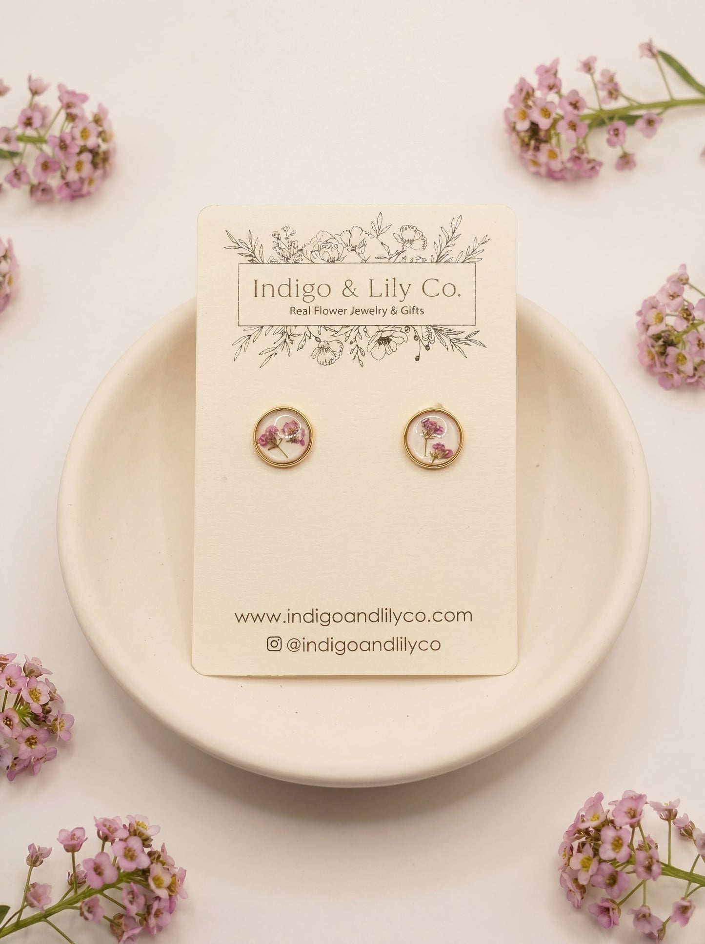 Alyssum Stud Earrings