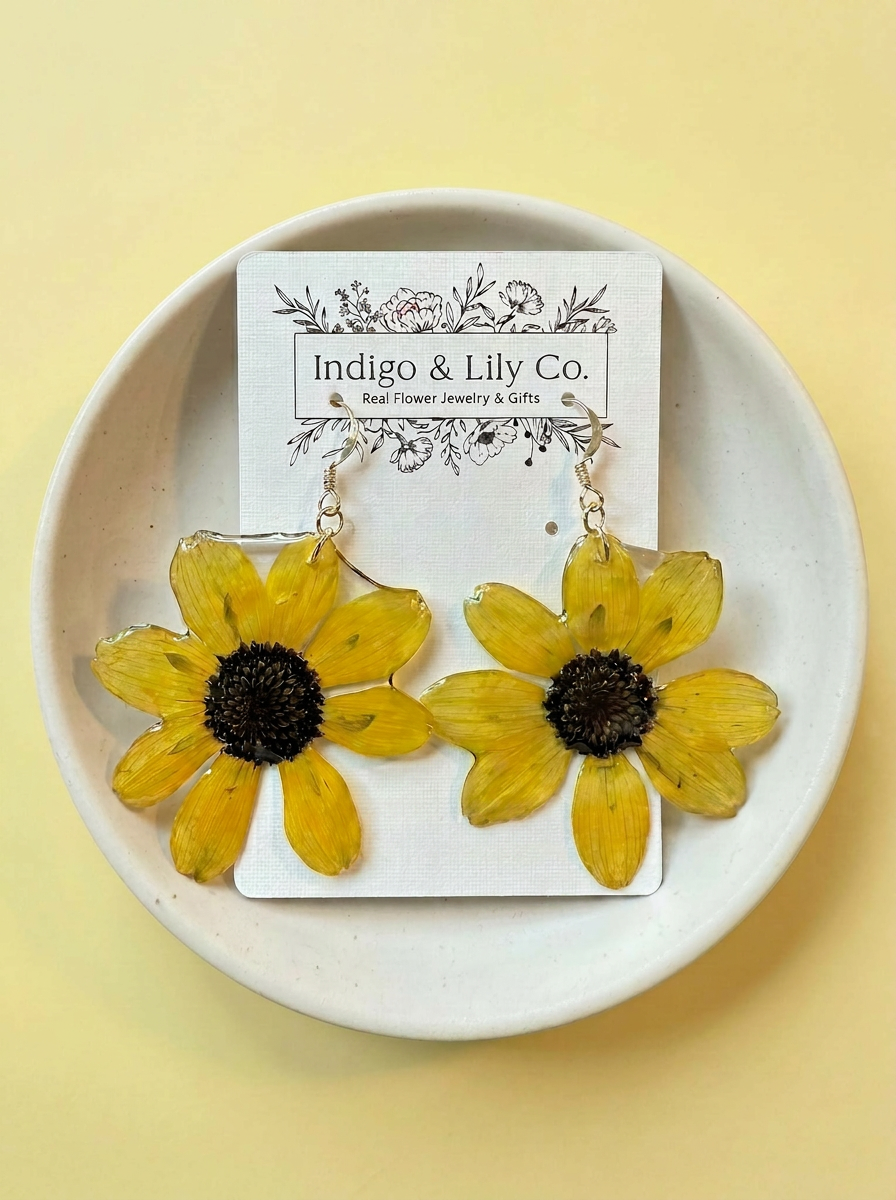 Sunflower Earrings