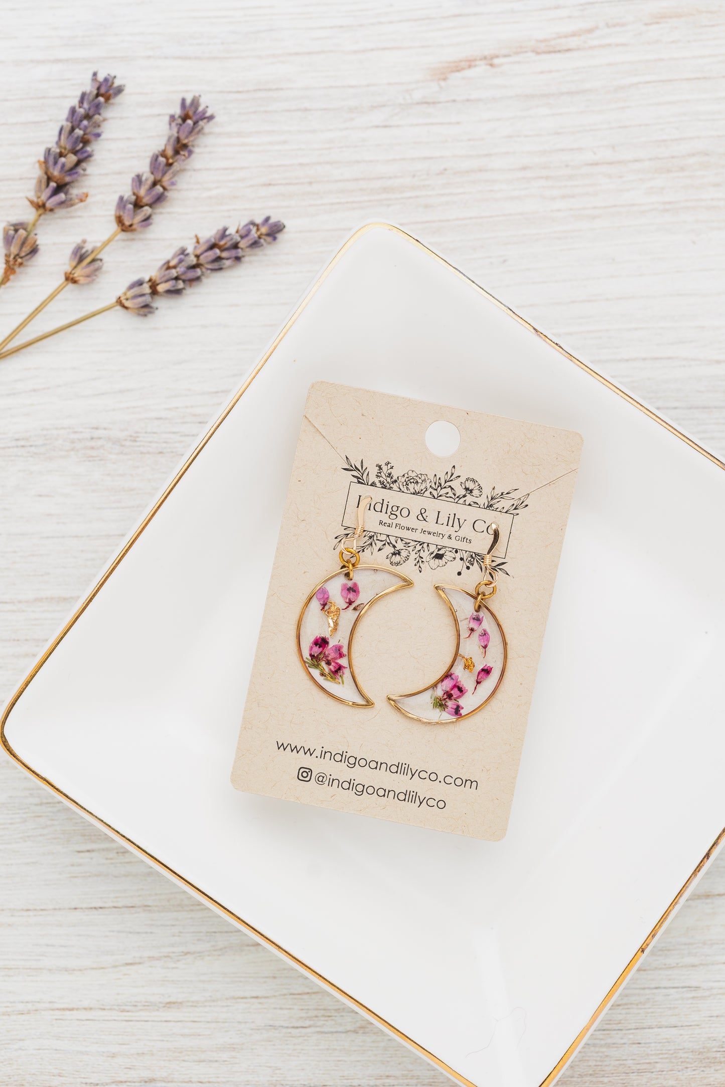 Heather Moon Earrings